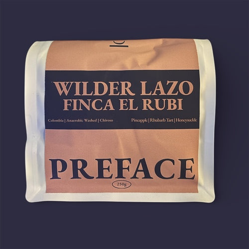 Wilder Lazo, Finca El Rubi - PREFACE